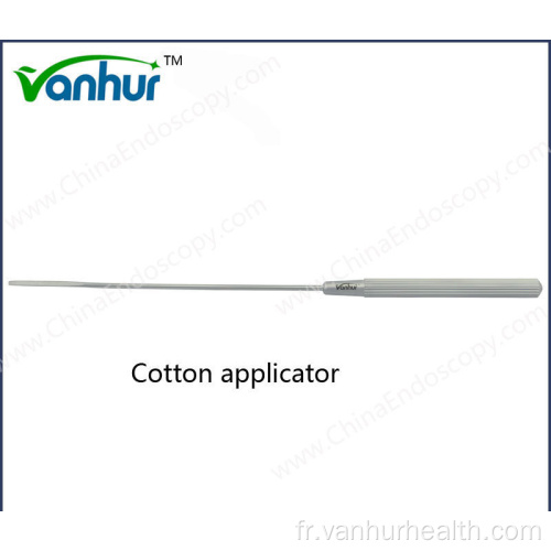 Applicateur de coton à crochet en cérumen pour instruments d&#39;otoscopie